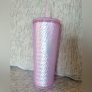 Starbucks Pink Venti Tumbler with Straw
